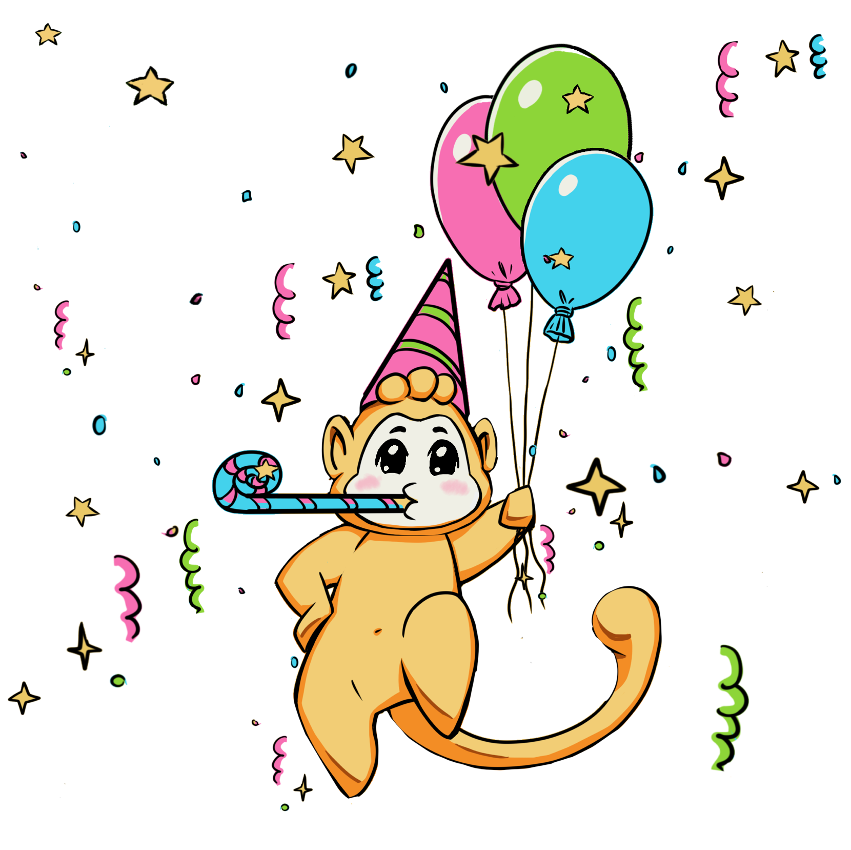 Luffy celebrating a learning milestone